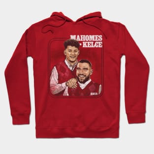 Patrick Mahomes & Travis Kelce Kansas City Step Brothers Hoodie